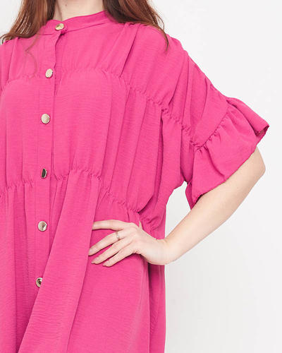 Moteriška violetinė suknelė iki kelių - Drabužiai