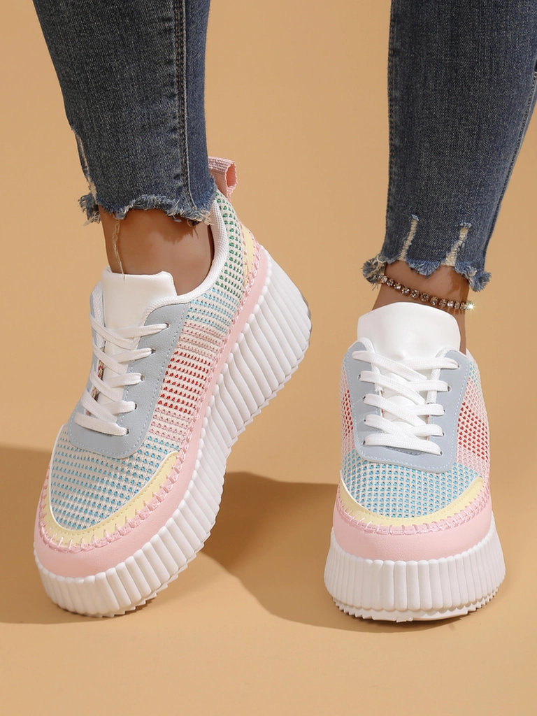 Royalfashion Женские платформенные кроссовки Siserra