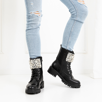 „Black Mais Pearl Workery Boots“ - avalynė