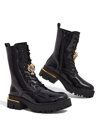 Женские ankle boots из лаковой экокожи Tesiolle