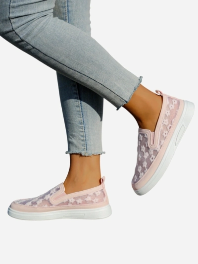 Royalfashion Женские сетчатые лоферы с цветами Emzos