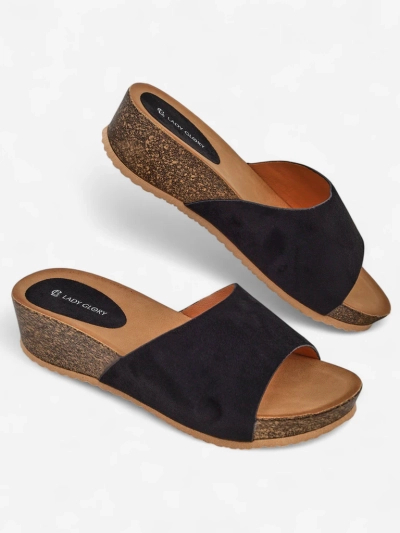 Royalfashion Moteriški žemi wedge sandalai Maderas