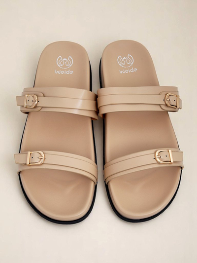 Royalfashion Женские шлепанцы из экокожи EcoTwins Slides