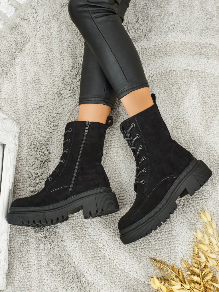 Eko zomšos moteriški aulinukai-batai Velisse