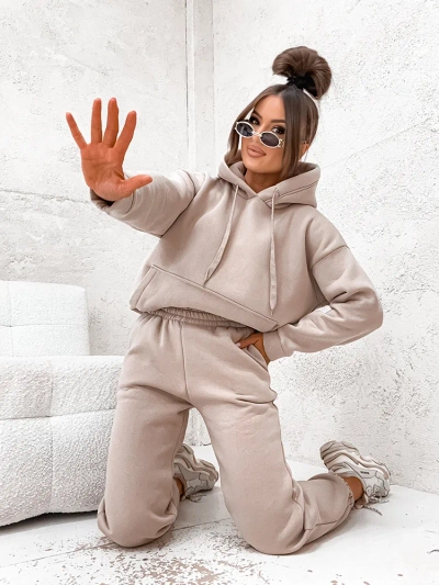 Royalfashion Хлопковый женский комплект толстовок