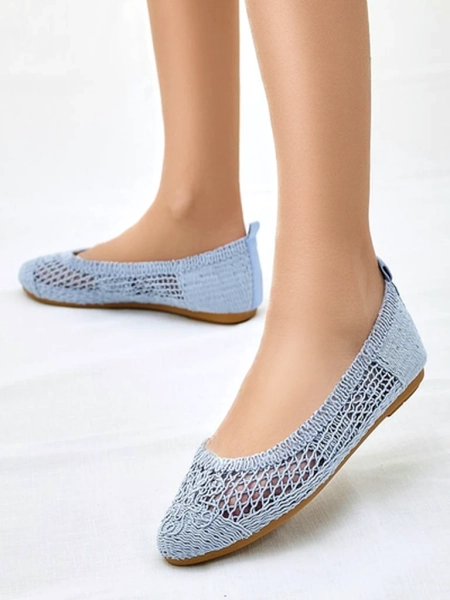 Женские перфорированные балетки Royalfashion Annete