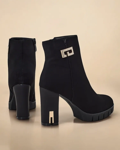 Женские ботильоны Royalfashion на цолковой пятке Orotti