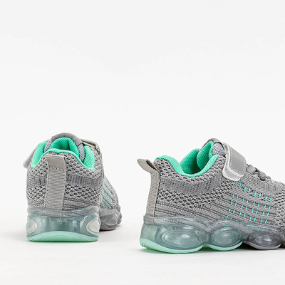 Vaikiški sportbačiai „Astra“ pilki sintetiniai sportiniai vasarai