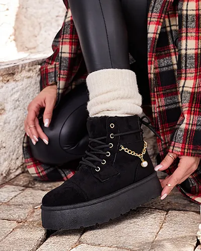 "Royalfashion" Moteriški nėriniuoti batai "Woruces"