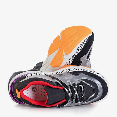 Juodi moteriški sportiniai bateliai storu padu Gorew - Avalynė