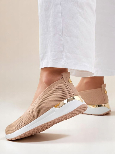 Женские текстильные туфли-слипоны Royalfashion Perfeti