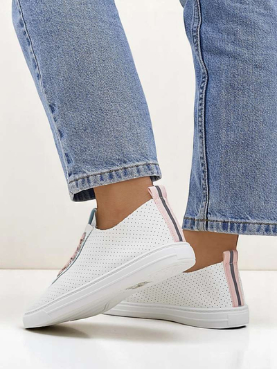 Royalfashion moteriški ekologiškos odos sportbačiai PureWalk