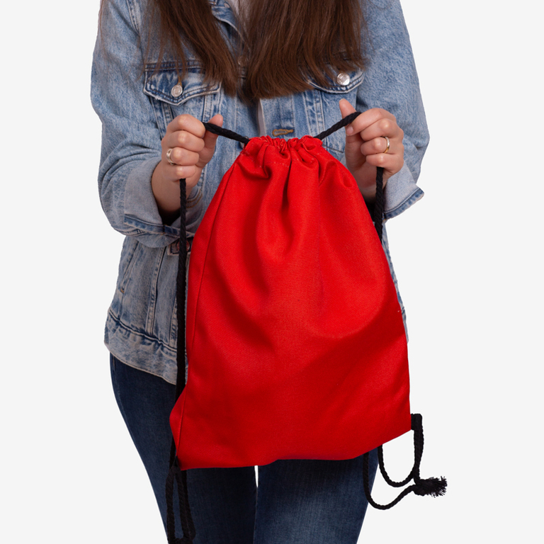 Czerwony plecak typu worek - Plecaki