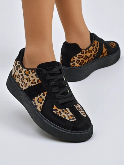 Royalfashion moteriški sportiniai bateliai su leopardų raštu Didysis Katinas