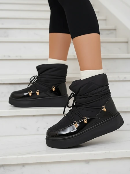 "Royalfashion" Juodi moteriški sniego batai Dabenda