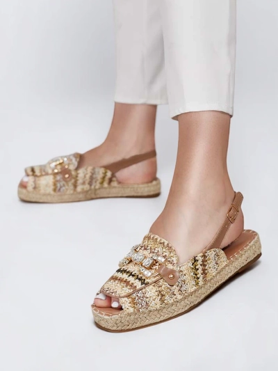 "Royalfashion" Moteriškos espadrilės atvirais pirštais