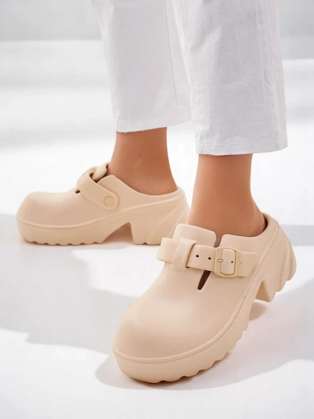 Royalfashion moteriški rubber heeled sandalai Voxones