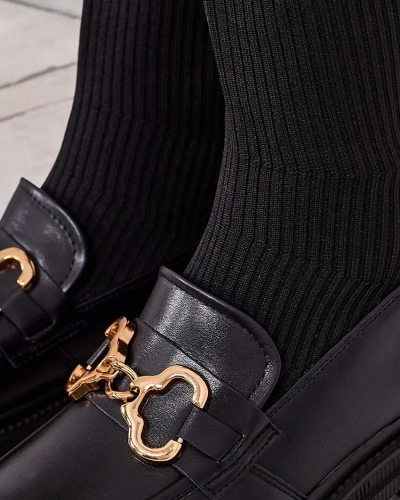 "Royalfashion" Moteriški auliniai batai virš kelio "Rufies"