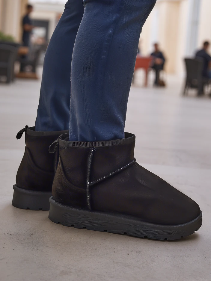 Royalfashion Короткие женские зимние сапоги а-ля Белла