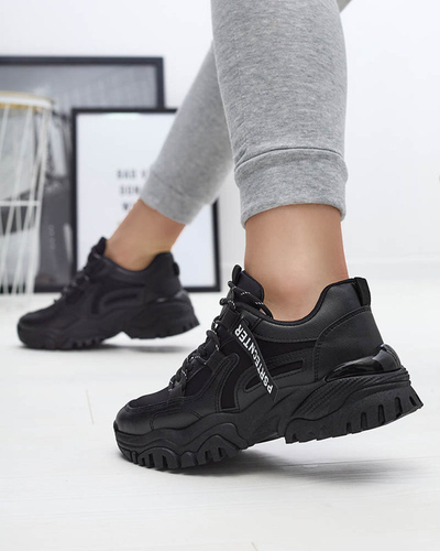 Juodi moteriški sportiniai bateliai Evilpo- Footwear