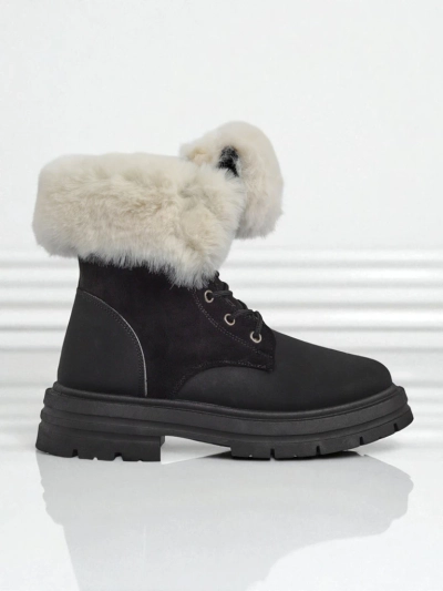 Женские ankle boots Royalfashion с мехом Nasaha