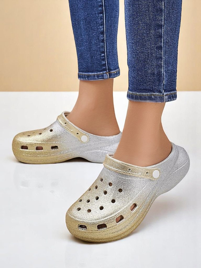 Резиновые летние сандалии Royalfashion для женщин с вырезами Dellosa