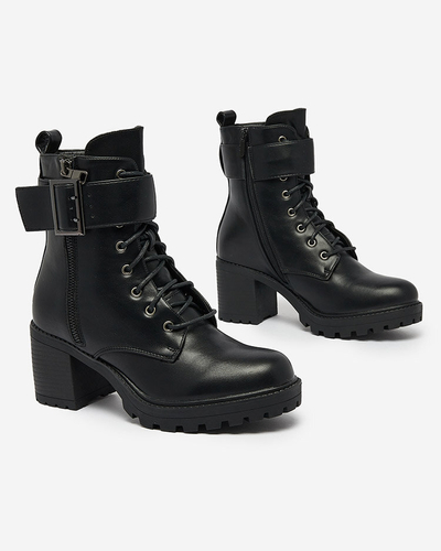 Royalfashion Black Cacelin Stiletto Boots