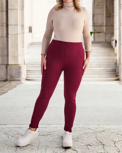 Royalfashion Женские утепленные брюки-треггинсы PLUS SIZE