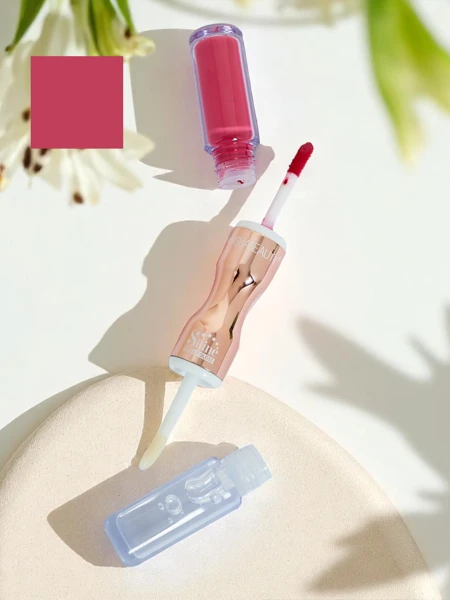 2-in-1 Lūpų dažai ir permatomas blizgis Ruby Naujas