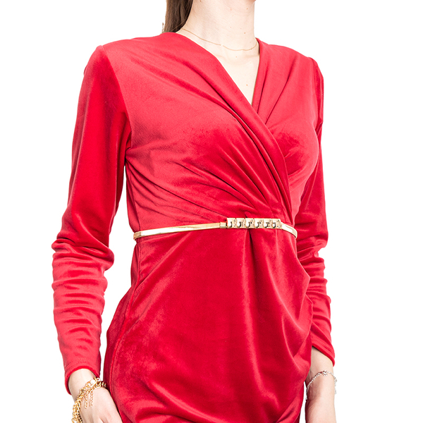 Золотой женский ремень