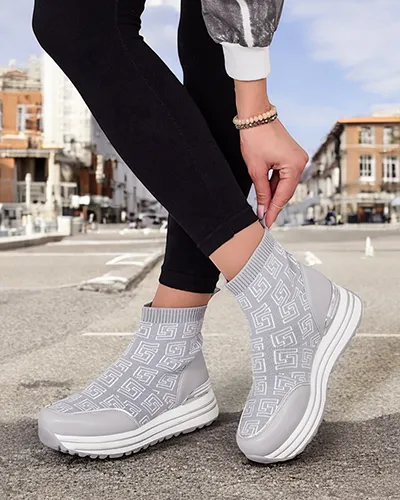 Royalfashion Женские спортивные высокие кроссовки Lori