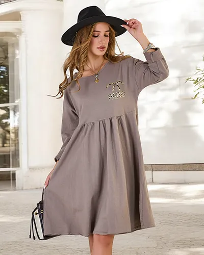 Женское платье из ткани Royalfashion