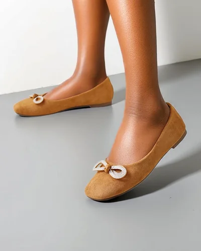 Royalfashion Женские балетки с бантиком Cocar