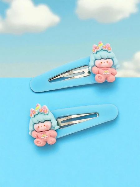 Spalvingi plaukų segtukai Angelicornia