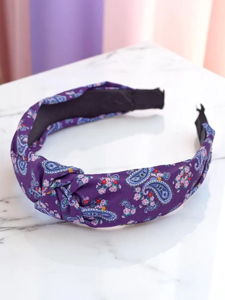 Royalfashion Molly susukta raštuota pynė galvos juosta