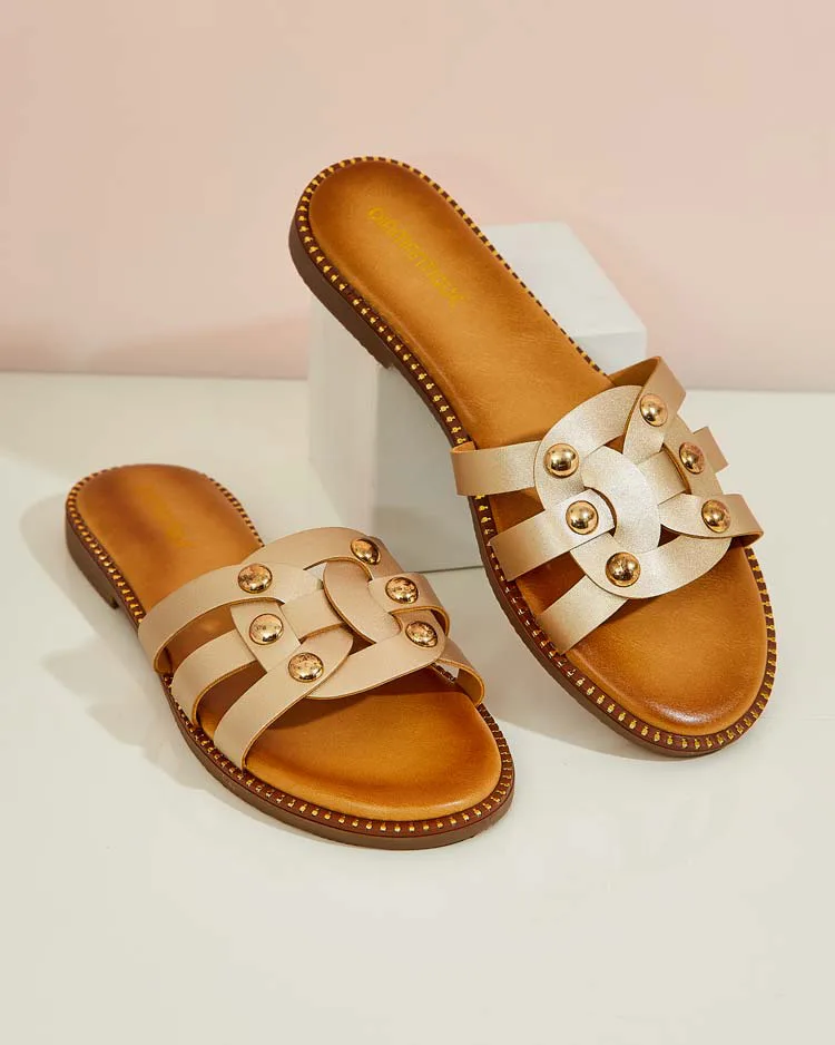 "Royalfashion" Moteriškos basutės "Erole" plokščiu padu