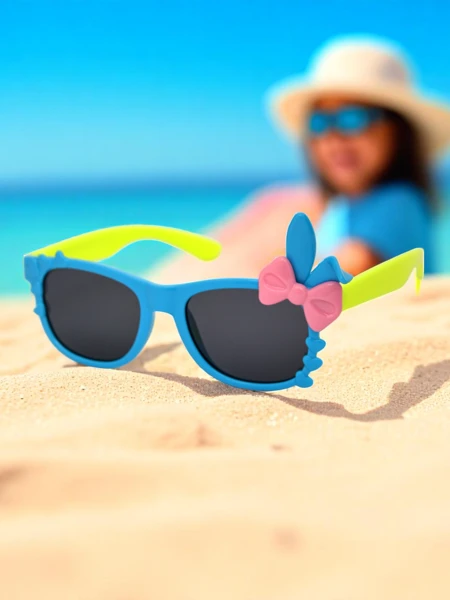 Royalfashion Bunny Shine vaikų akiniai nuo saulės su dekoracijomis