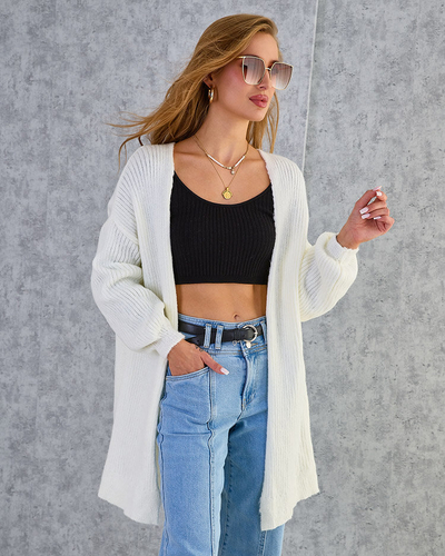 Royalfashion Fuksija moteriškas megztinis su lovatiese