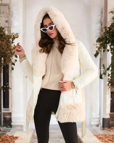 Karališkoji madų moteriška žieminė striukė