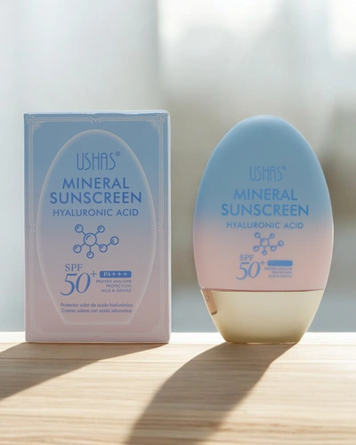 Ushah saulės kremas su hialurono rūgštimi 50 SPF 60g