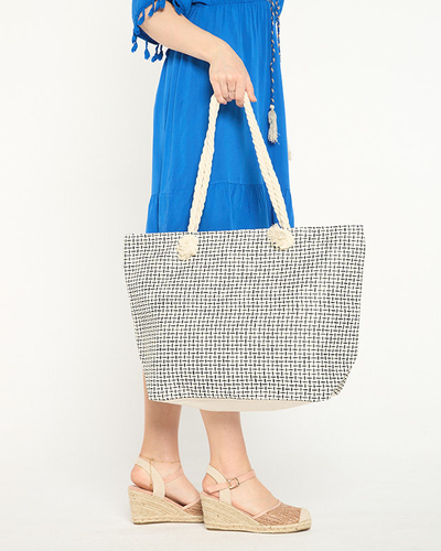 Kreminio rašto paplūdimio krepšys - Priedai