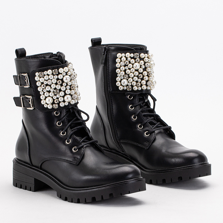 „Black Mais Pearl Workery Boots“ - avalynė