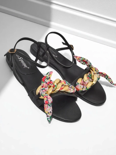 Royalfashion Женские сандалии на плоской подошве BareLuxe