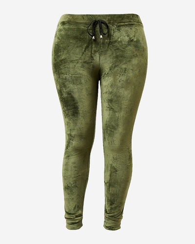 Royalfashion Женские утепленные треники с пипингом