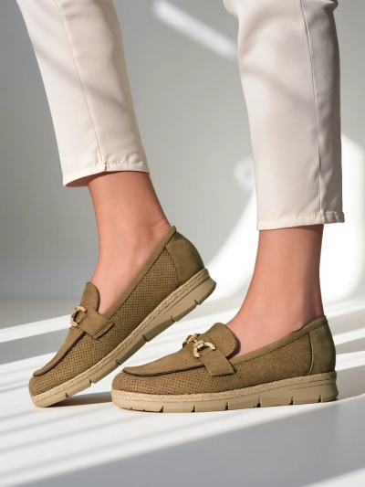 Royalfashion moteriški plokšti bateliai su dekoratyviniu akcentu ant pirštų