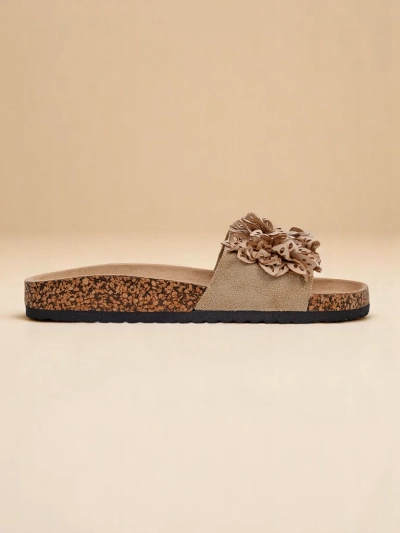Royalfashion moteriškos sandalės su gėlėmis Occes