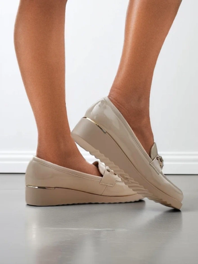 Женские мокасины Royalfashion на низком каблуке Leffo