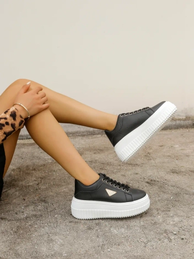 Спортивные кроссовки на платформе Royalfashion для женщин с принтом Alcape