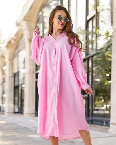 Royalfashion medvilnės ilga moterų marška a'la suknelė