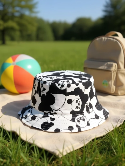Royalfashion Vaikiška kepurė su snapeliu „Color Splash Bucket“